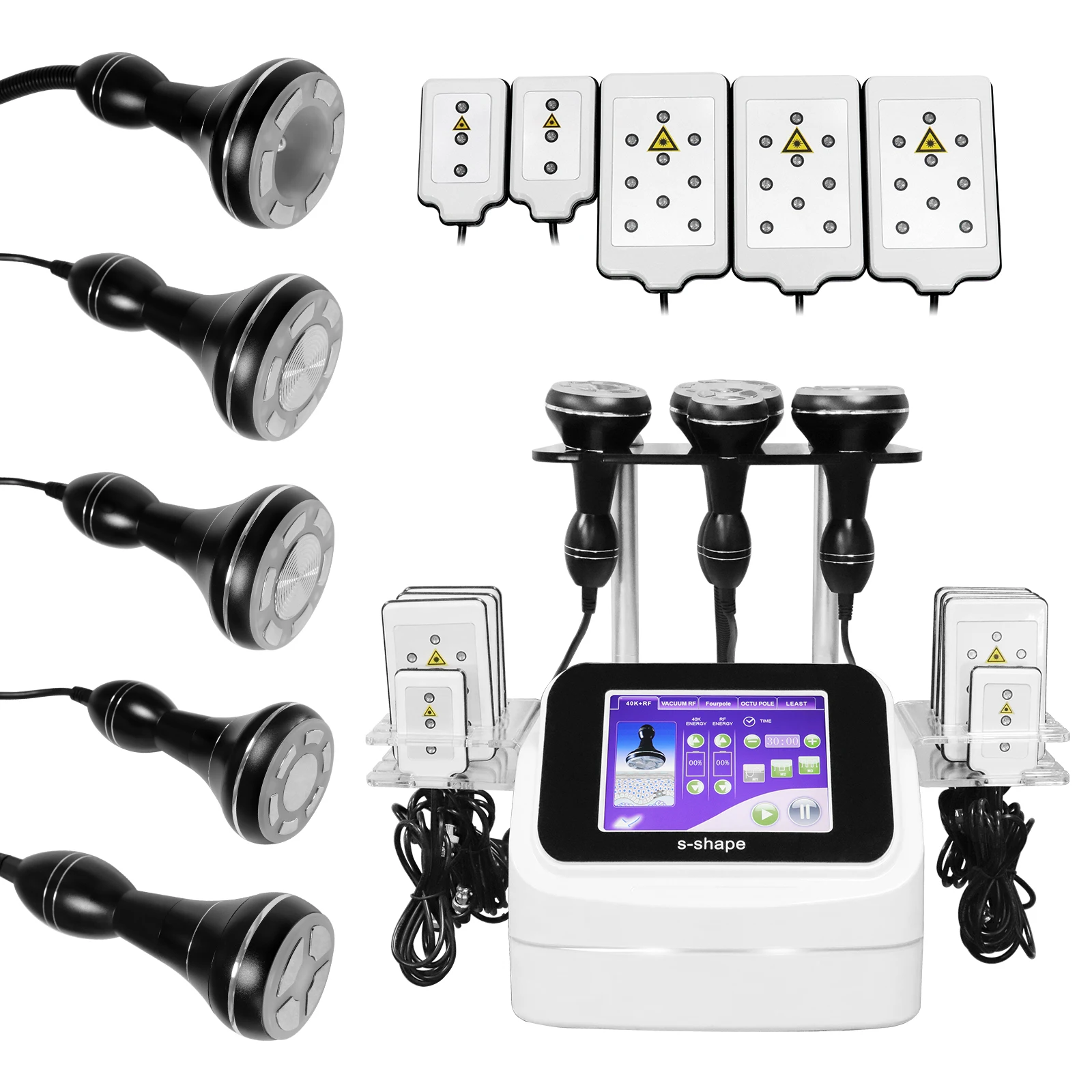 Hot Selling Slimming System 5 in 1 Body Sculpting Weight Loss Vacuum 40K Fat Burning Slimming Machine / RF Face Lifting Machine