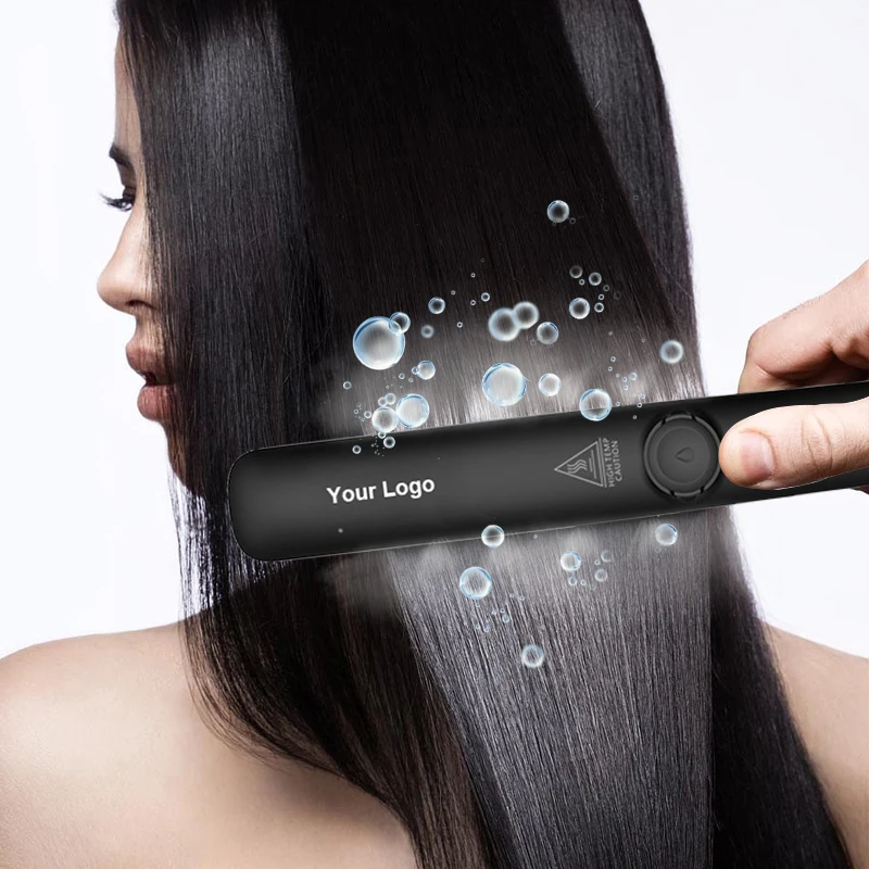 Fer a lisser Professionnel MCH Ceramic Flat Iron Infrared Steam Cheveux Pro Hair Straightener and Curler