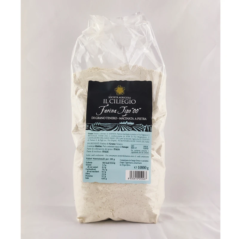 IL CILIEGIO High Quality Italian Soft Wheat Artisan Flour Type 00 Durum Wheat Semolina Flour 1 Kg