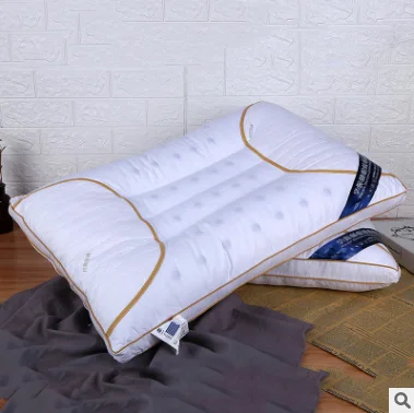 Factory direct selling all cotton comfortable neck protection three-dimensional magnetic therapy pillow core pearl cotton pillow