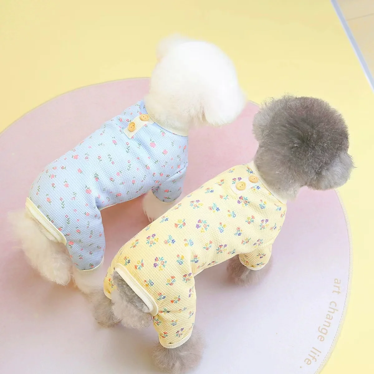 Flowers Design Cute Pet Clothes For Dog Summer Cat Wear Clothes Bangkok Dog Clothes Dog Supplies Pet Accessories