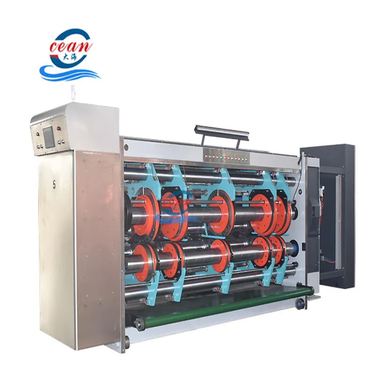 Corrugated Cardboard Carton Box Automatic Printing Slotting Die Cutting Machine