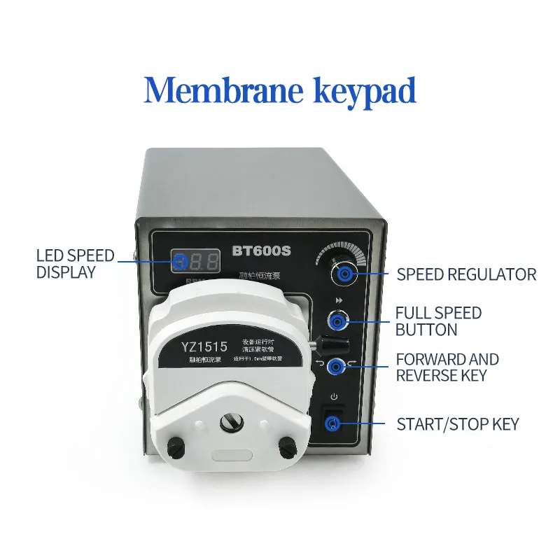 Поставщик перистальтического насоса небольшой перистальтический насос AC90-265V 50 Гц/60 Гц перстальтическая головка yz1515 yz2515 двухканальная