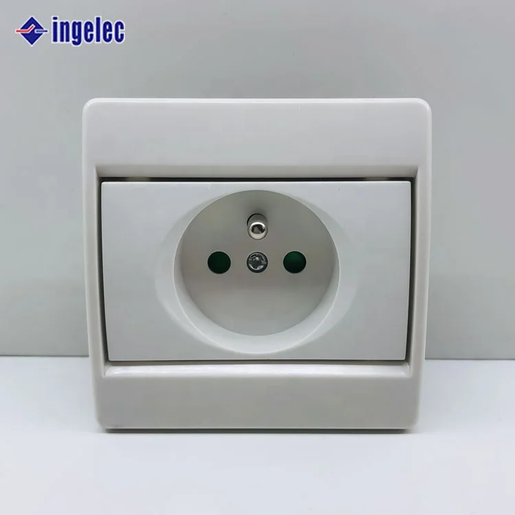 Ingelec French three-prong wall switch socket electrical products official brand 16A current 220V