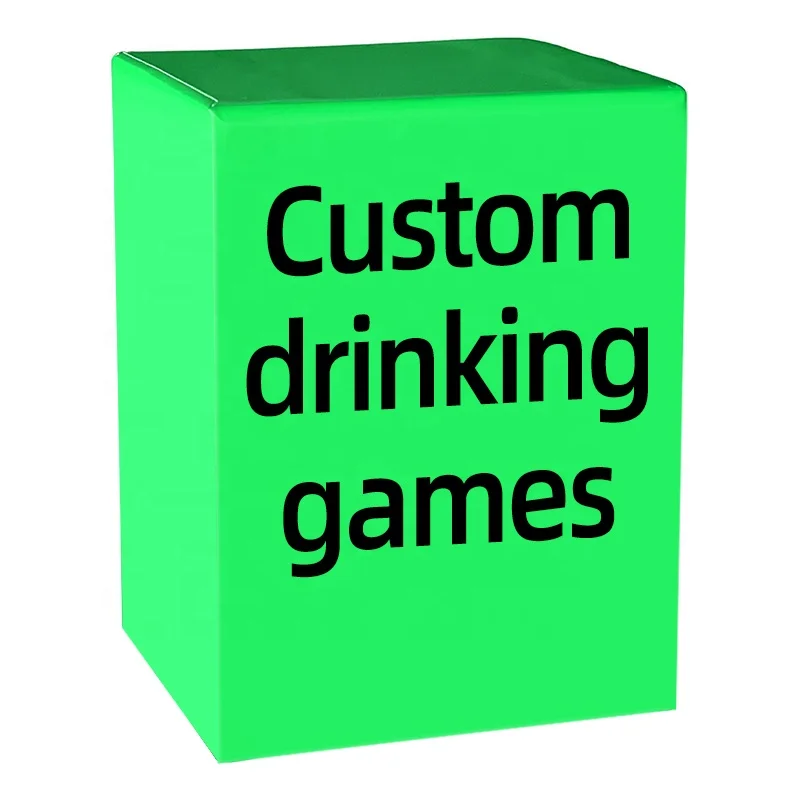 OEM Высококачественная настольная игра для взрослых вечеринок индивидуальные вопросы карты игр бумажная питья