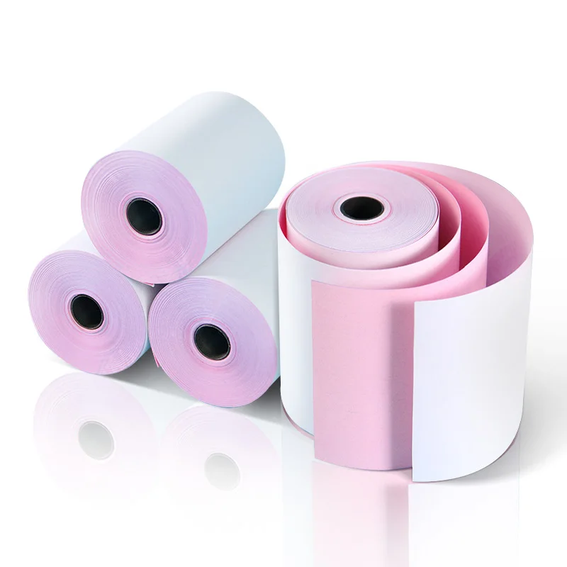 Free Samples Carbonless NCR 2 ply 3 Ply Print Paper Cash Register Tape Roll