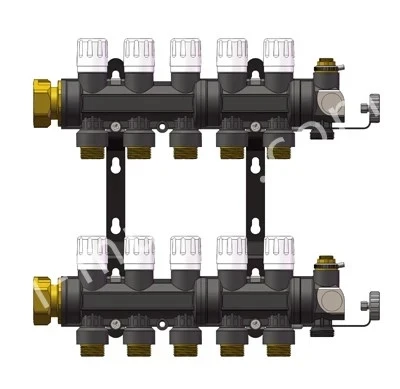 2-12loop Copper-Plastic Manifold