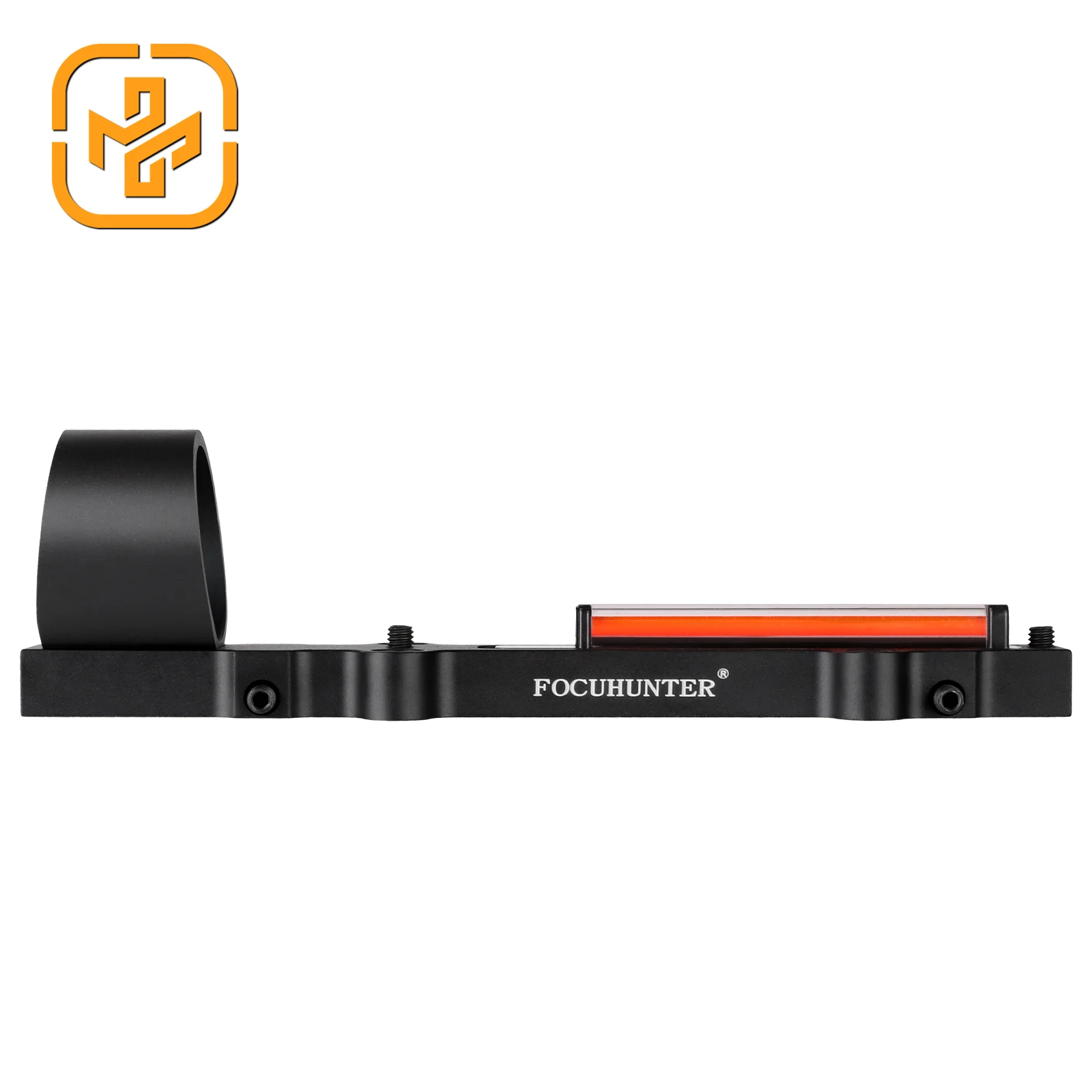Focuhunter 1x28 волоконно-красный точечный прицел красный волоконно-оптический IPX7 водонепроницаемый для охоты батарея не нужна