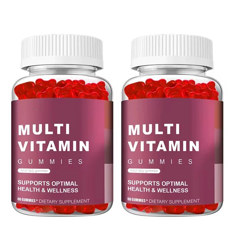 Good Taste 60 90 120 PCS Vegan Multivitamin Gummies Vitamin A&D&E Candy Dietary Supplement For Optimal Health&Wellness