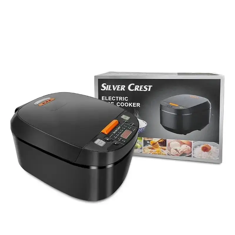 Multi Non-Stick 5L Automatic Home Electric Digital Rice CookerSilver Crest In stock Smart Digital Touch