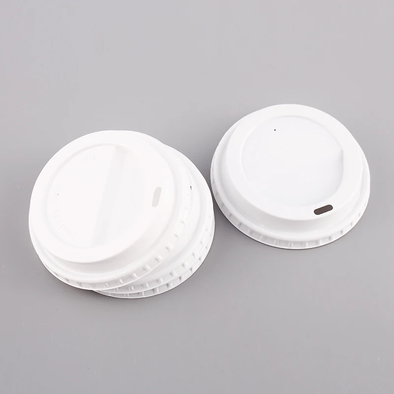12/16 унций 90 мм Универсальная плоская пластиковая крышка Крышка для кофейной чашки для бумажных стаканчиков
