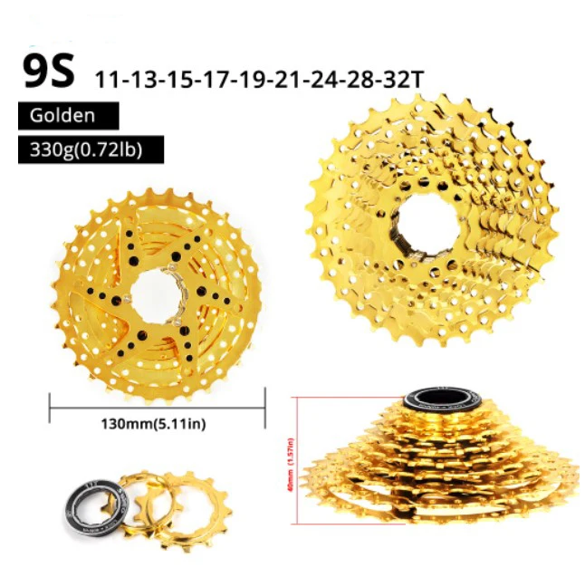 MTB Road Bicycle flywheel Cassette Sprockets free wheel 36T 40T 42T 46T50T   8S  9S  10S  11S  12S speeds wheel variable speed
