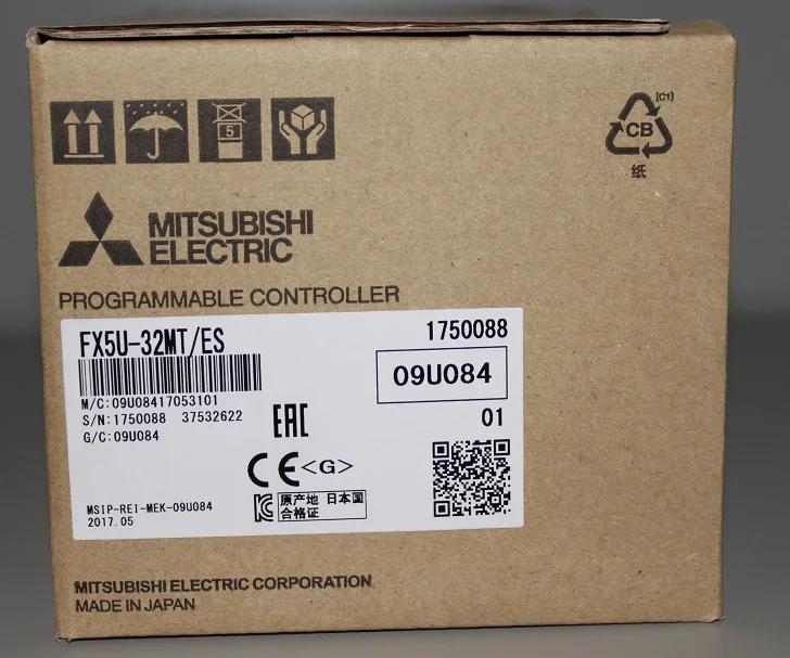 Новый оригинальный модуль контроллера FX5U-32MT/ES MELSEC iQ-F Mitsubishi