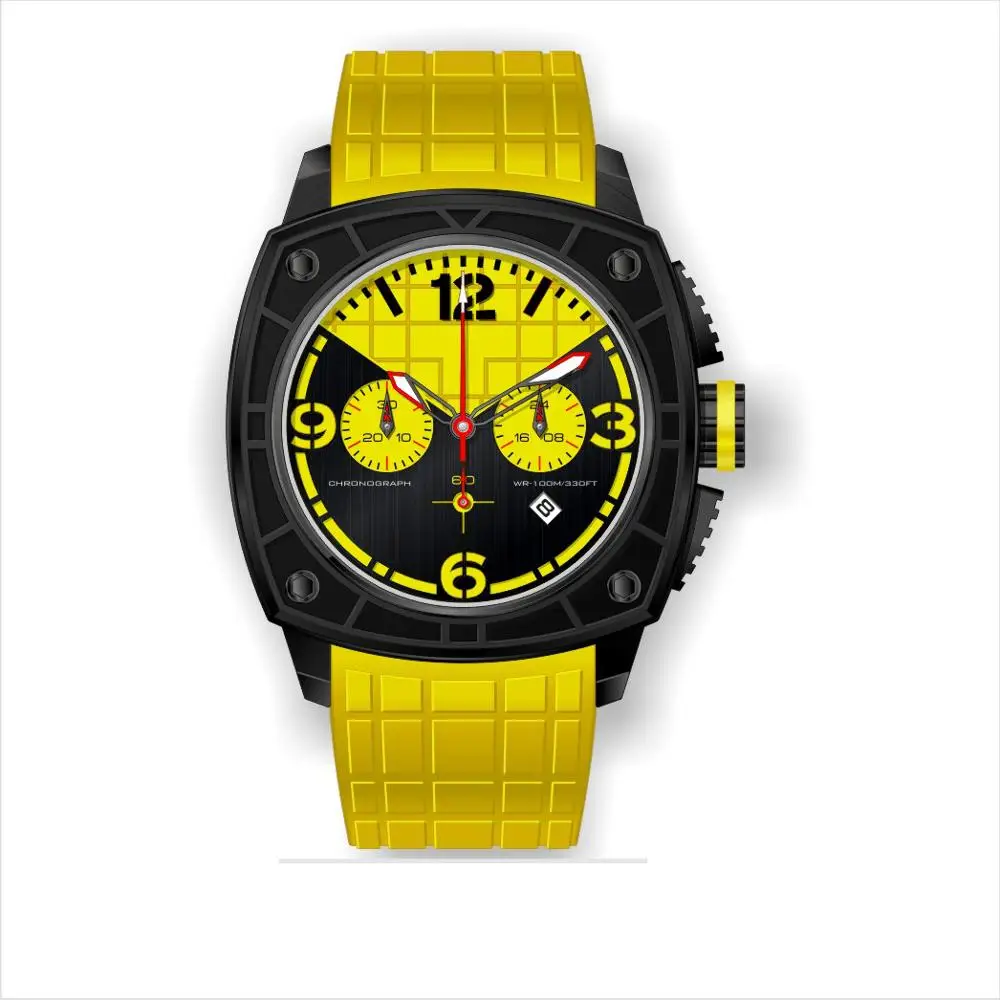 Japan Movt Business Quartz Watch 10ATM Water Resistant Chronograph Wrist Watch Custom Your Branded Watch
