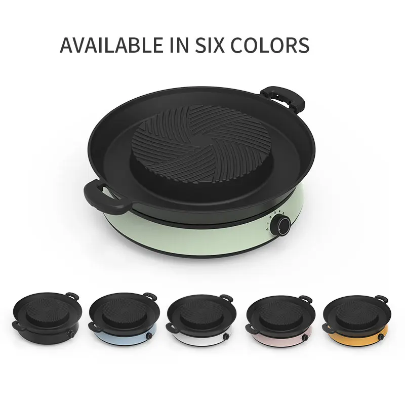 New Household single person couple barbecue brush pot all-in-one machine special induction cooktop