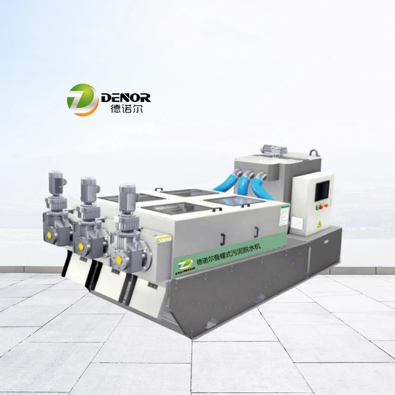 Screw Stacked Type Biogas Manure Slurry Sludge Dewatering Solid Liquid Separator