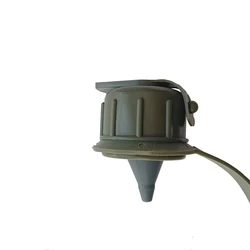 Factory wholesale high quality plastic water canteen cap lid , water bottle Straw cap lid compatible  with gas mask drink tube