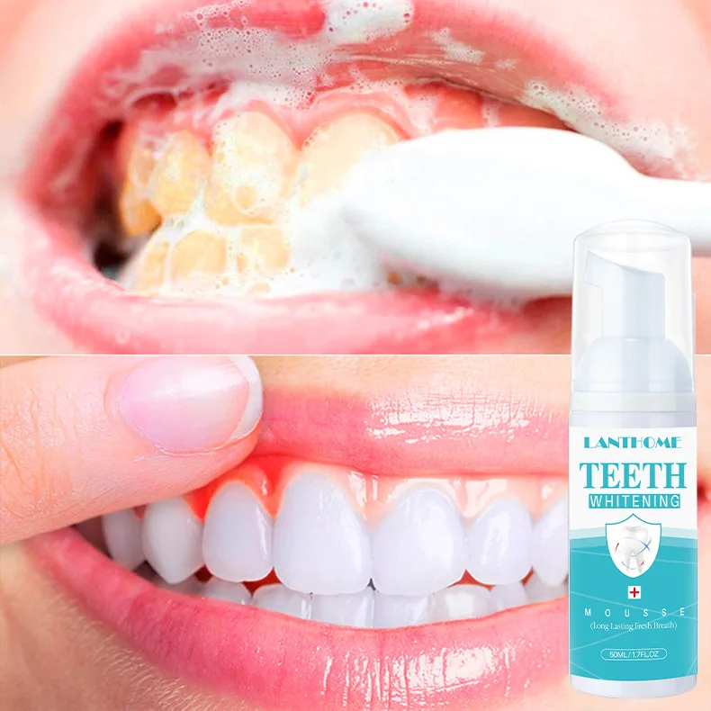 Teeth Mouthwash Whitening Toothpaste Foam,Ultra-fine Mousse Foam Whitening Products Deep Cleaning Toothpaste