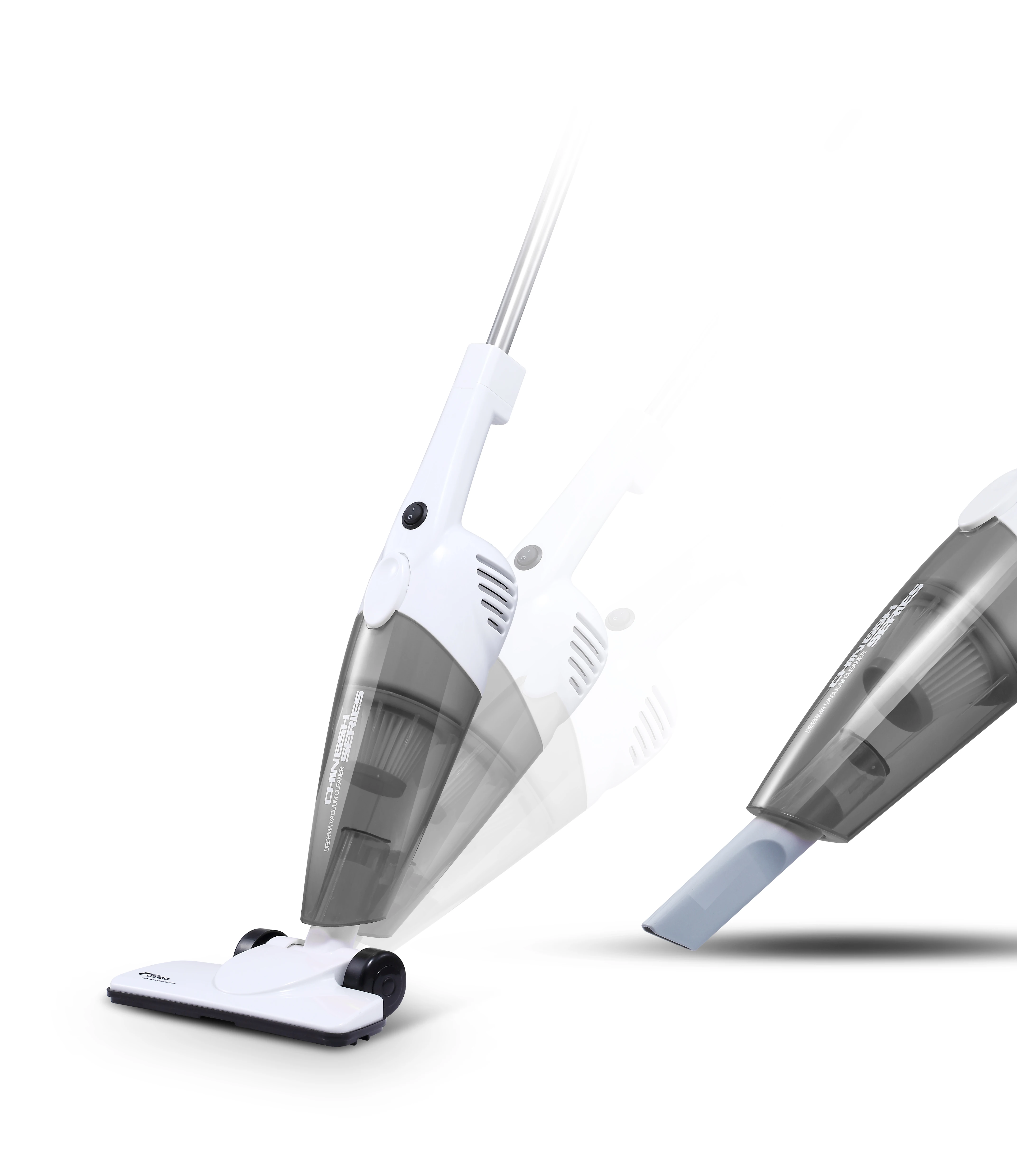 Upright and handheld dual-usage vacuum cleaner DX118C HEPA filtration