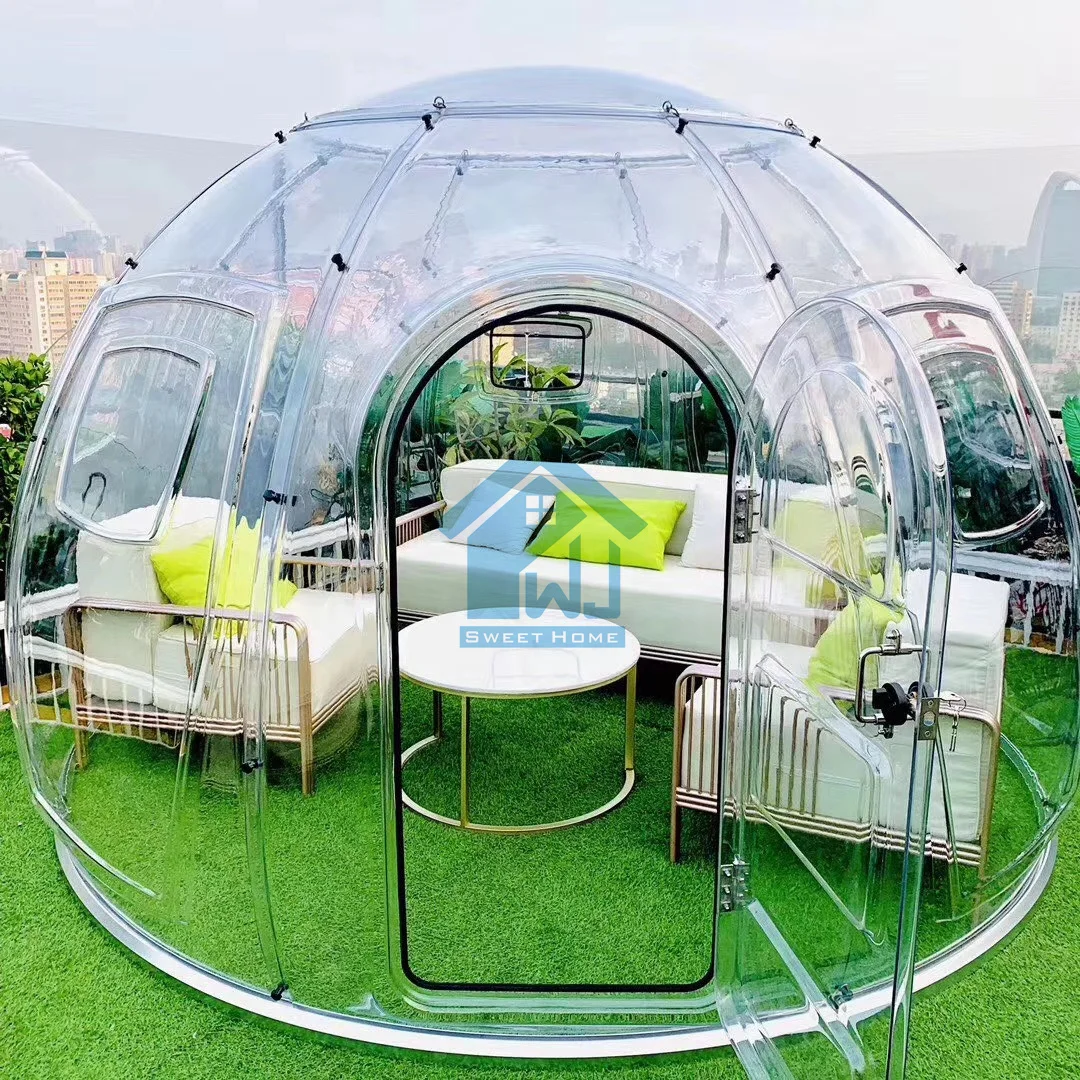 LED light big clear skylight transparent dome star house