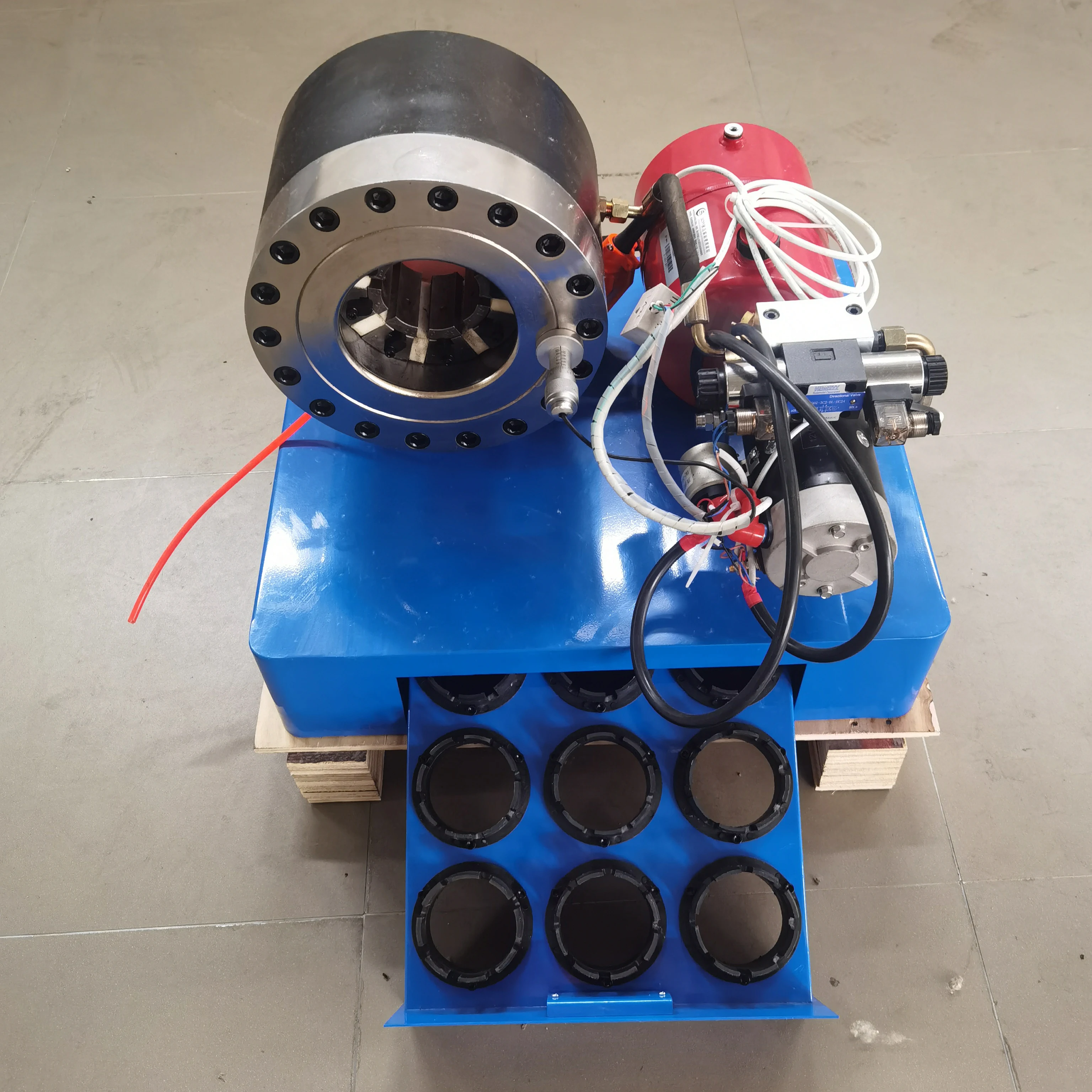 2' 12V industrial hydraulic crimping machine used hose crimper tool 24V 51mm hose press kits