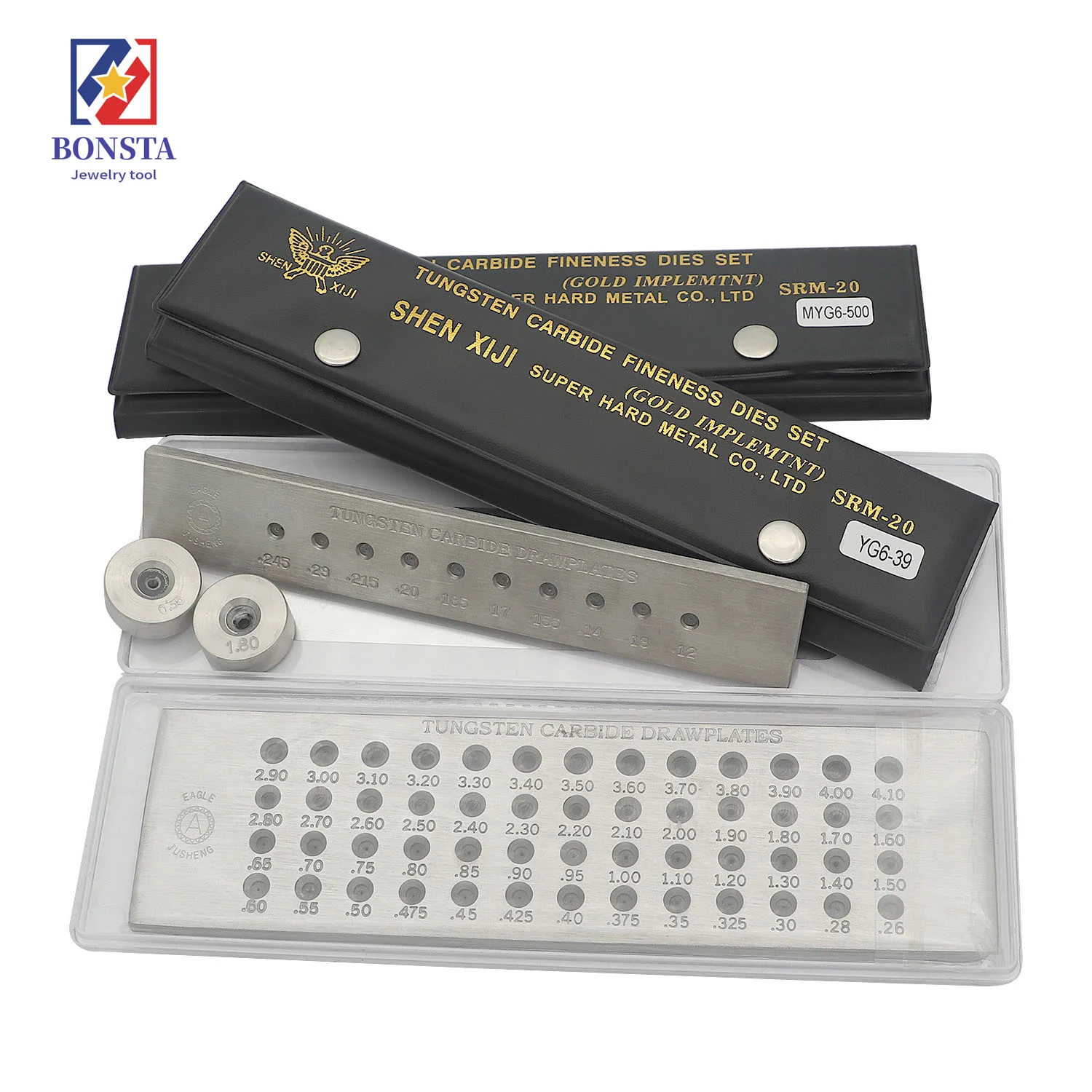 Promotion of various durable round tungsten carbide wire pullers for jewelry making