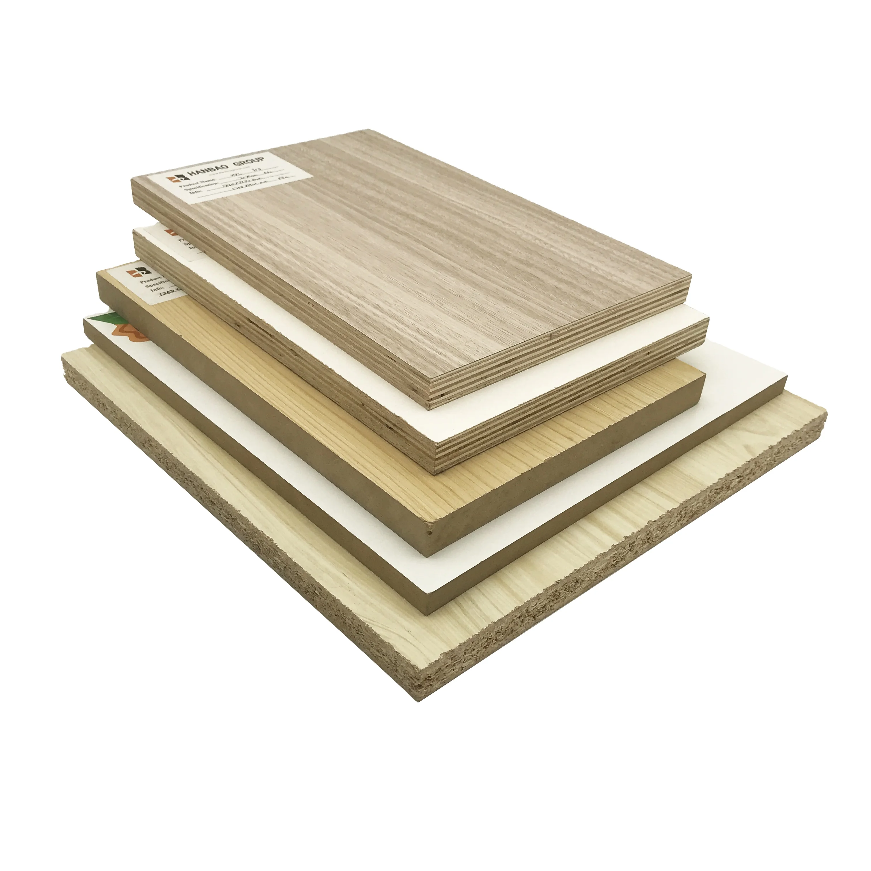 3mm 5mm 9mm 18mm 1220x2440mm Double Faces Melamine Faced MDF Board
