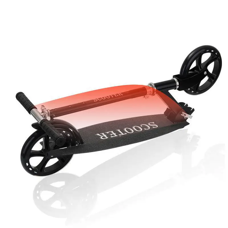 High Quality Professional Custom buy cheap 2 Wheels Suspension Handbrake foldable kick foot scooters for adult and teenager