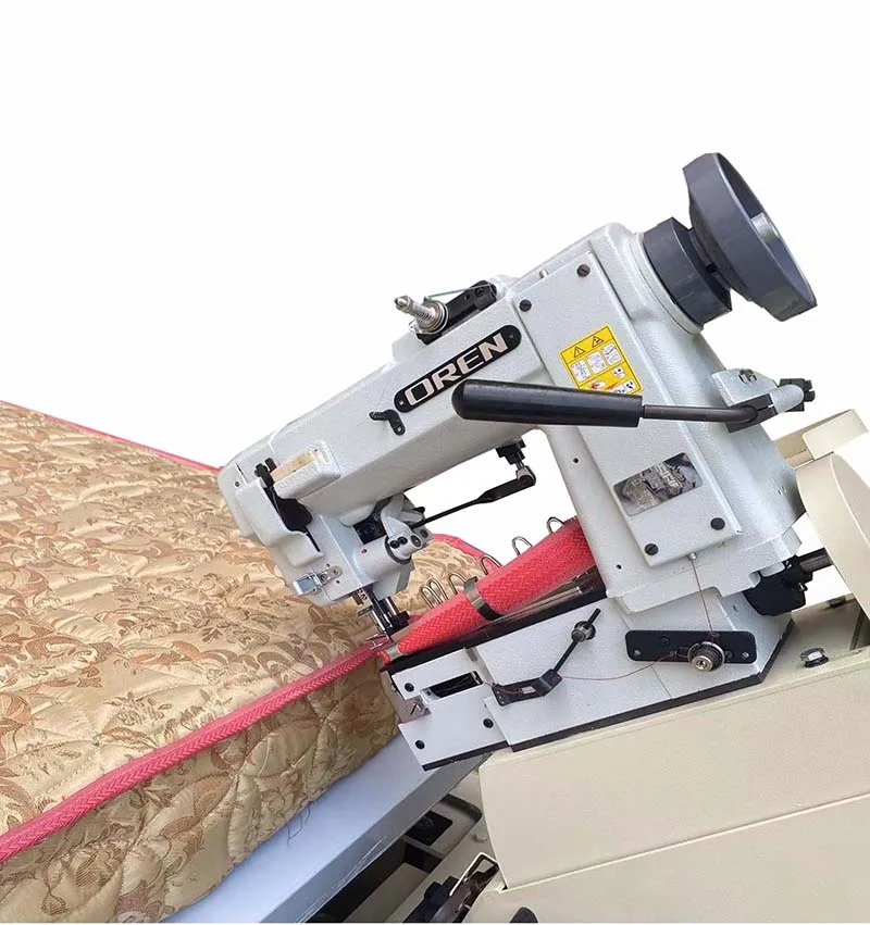 Custom high density sponge mat edge wrapping machine Silicone sponge core mattress sewing   RN9B-1A