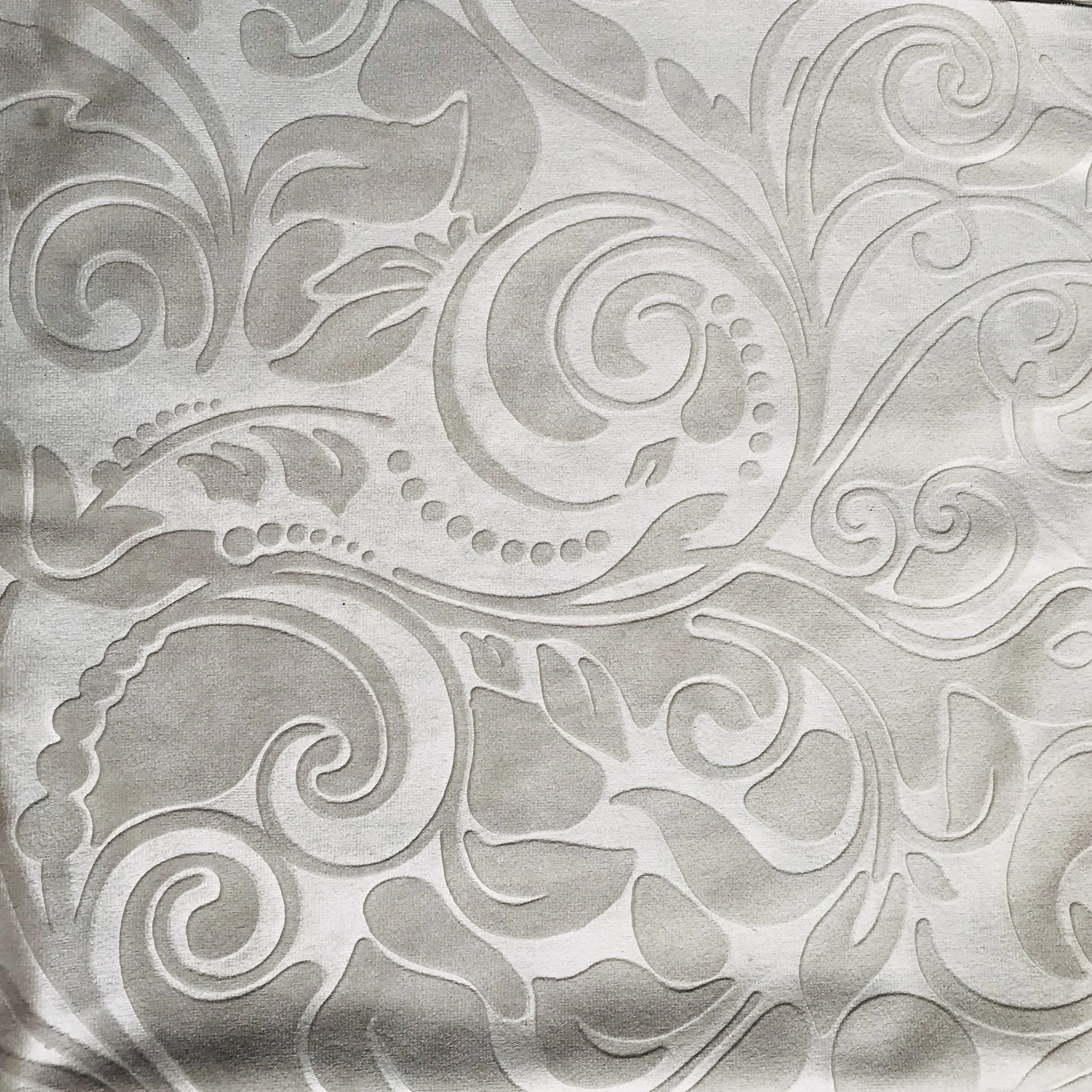 100% polyester 3D embossed Dutch velvet comfortable soft fabric sofa curtain tablecloth fabric