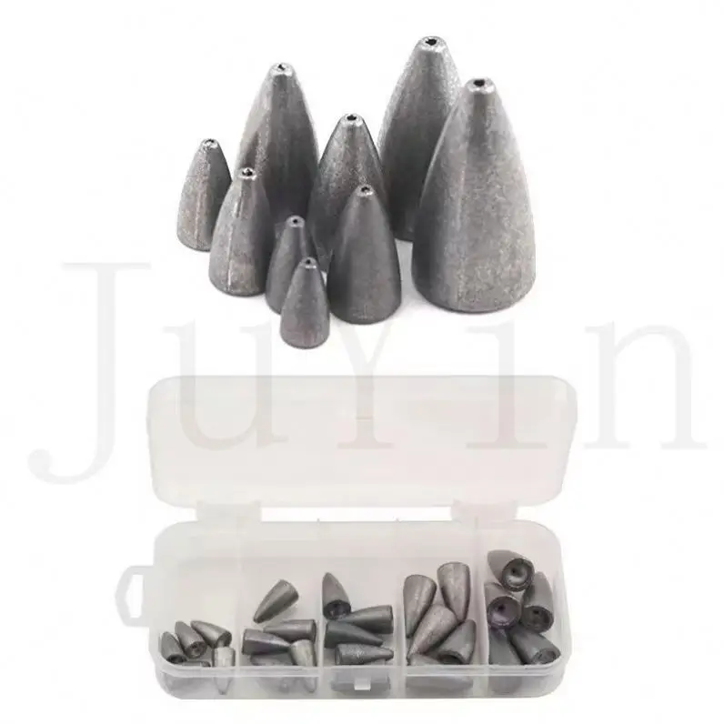 Luya bait fishing group sports small accessories sea fishing tackle 5 rounds / pack long distance lead sinker