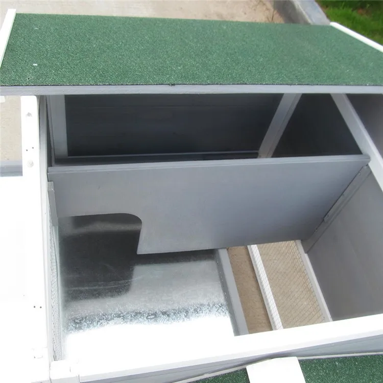 Eco Friendly Wooden Rabbit Hutch With Wire Design Two Store Large Bunny Pet Houses Cages Wholesale Cat Rabbit Cages