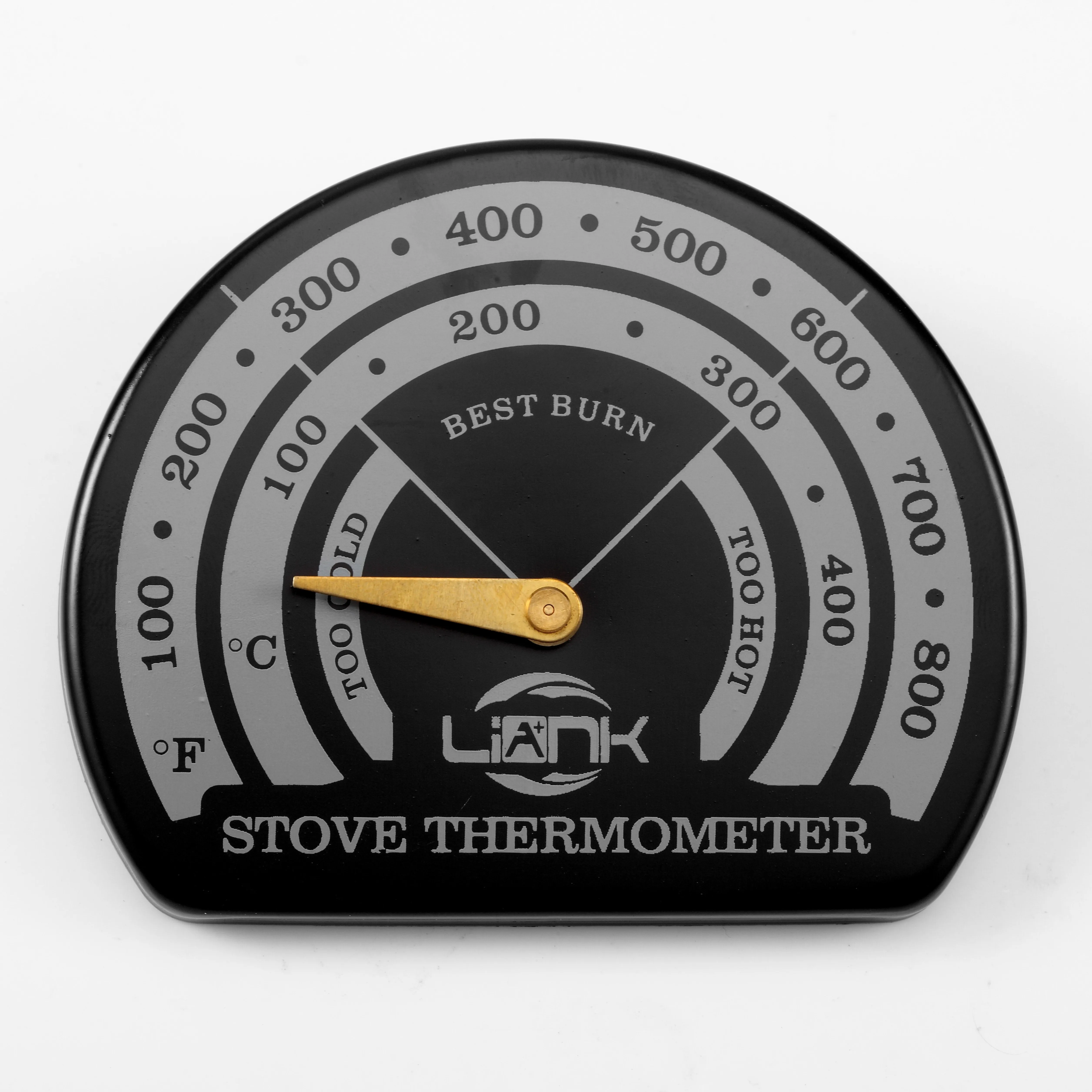 Pellet Stove Magnetic Thermometer Chimney Pipe Oven Bimetal Thermometer Thermometric Indicator Fireplace Sets Accessories