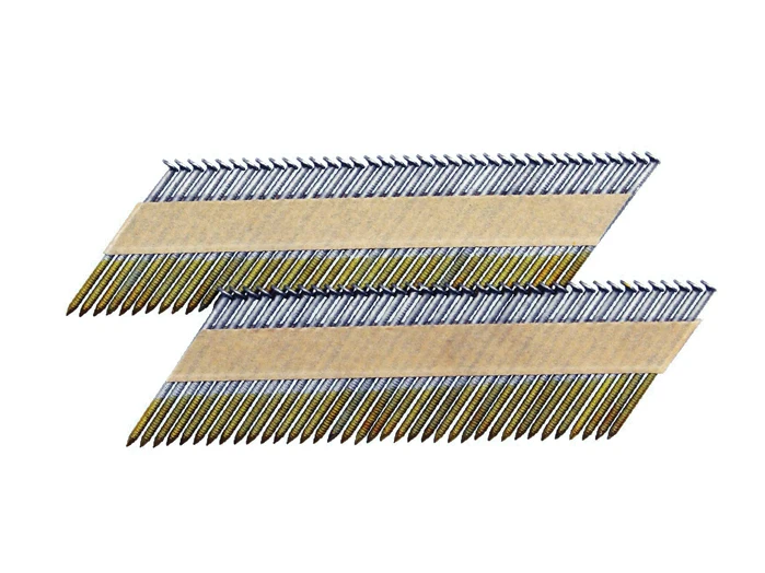 Hot Sale 34 degree offset Round Head strip Frame Nails, Smooth/Screw/Ring Framing nails, Electro Galvanized Frame Nails