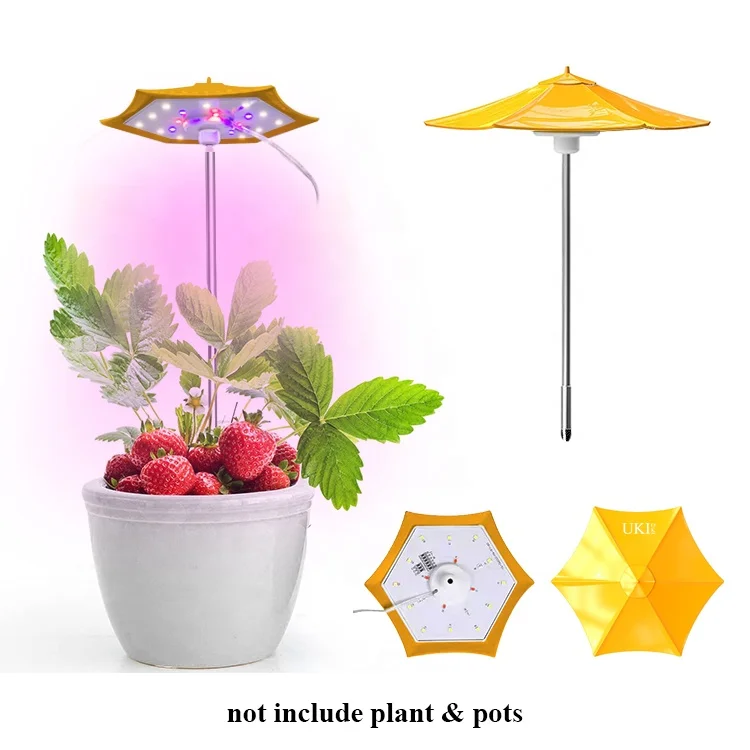 Ukiok 2022 Manufacturer Free Shipping umbrella Plant Grow light Led Indoor  Lux  Grow Light