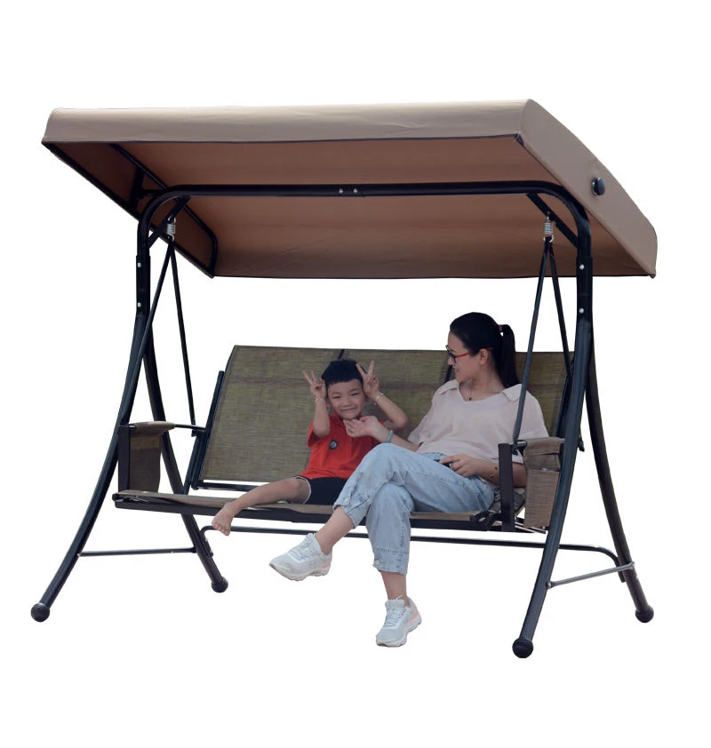 High quality outdoor leisure swing rattan swing bed garde patio swing for patio furniture