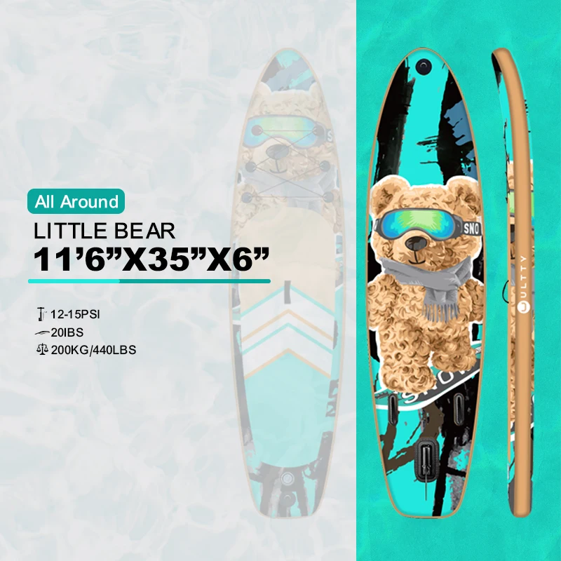 ULTTY wholesale SUP cheap surf drop stitch cool  isup sap fishing inflatable stand up paddle board