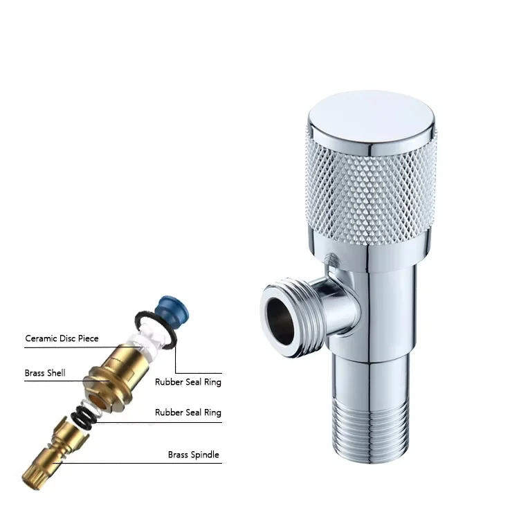High quality Water Multi Function Toilet Brass Angle Valve With Bidet Hand Sprayer