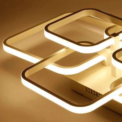 Nordic Modern Decorative Aluminum Led Flush Mount Ceiling Lamp Light for Living Room Bedroom