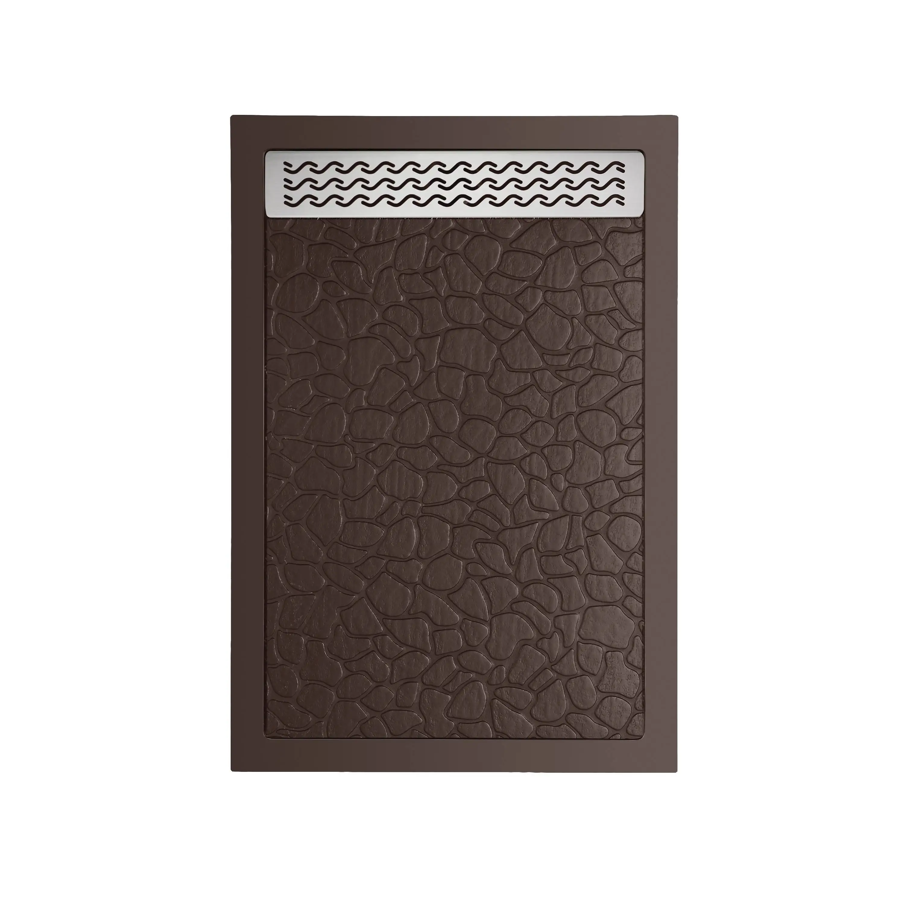 New Design Custom Rectangular Rock Surface Artificial portable light shower tray stone shower pan Durable shower tray base