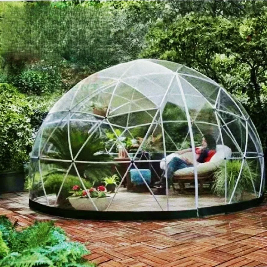 Hot sale garden igloo tent transparent dome tent luxury custom event outdoor clear geodesic dome tent kit