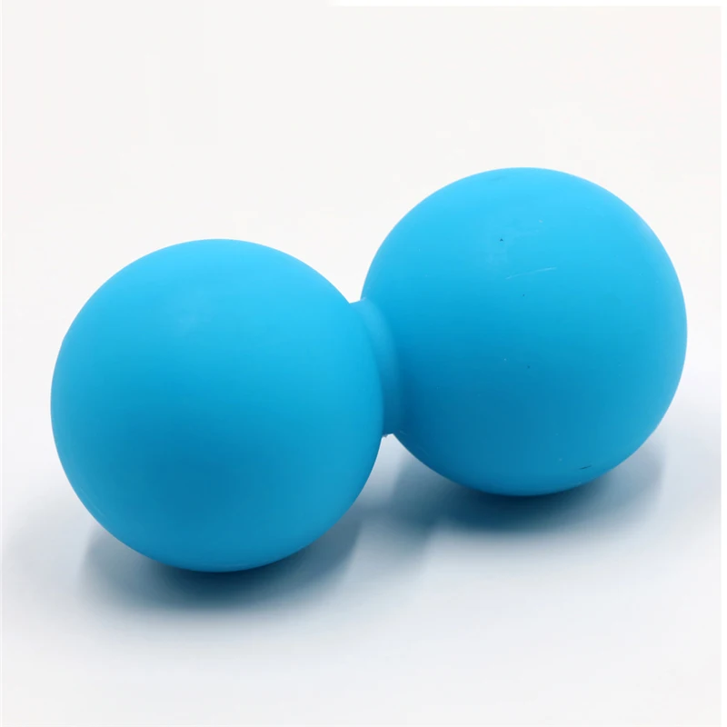  Wholesale New Non-toxic Eco Silicone Double Peanut Lacrosse massage
