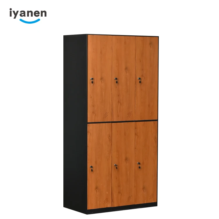 Customize modern Indonesia hot sale clothes filing storage cabinet swing doors  wooden transfer gym steel lockers