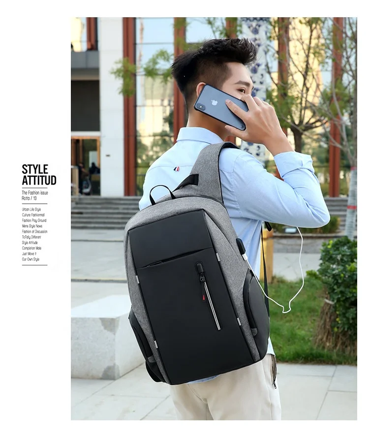 2022 New custom logo laptop bag backpack outdoor waterproof travel bag with large  business bags & cases  for men