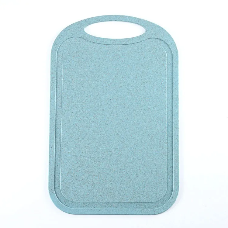 Juice Grooves Easy Grip Handle Dishwasher Safe Non Scratch Kitchen Eco Plastic Wheat Straw Chopping Cutting Board