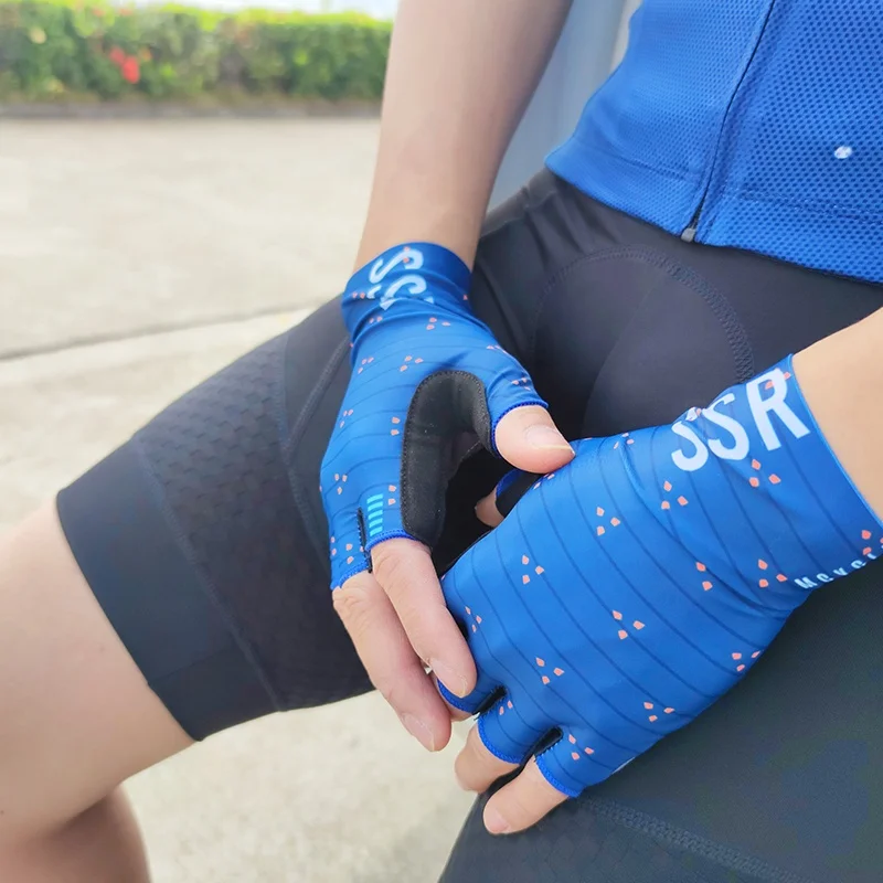 Дышащие гелевые противоударные перчатки с открытыми пальцами для велоспорта, спортивные перчатки, перчатки для горного велосипеда