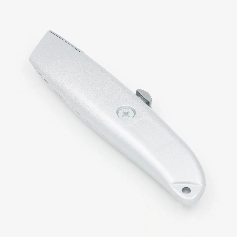 Hot Sale Aluminum Body Utility Knife with Auto Retractable Blade Heavy Duty