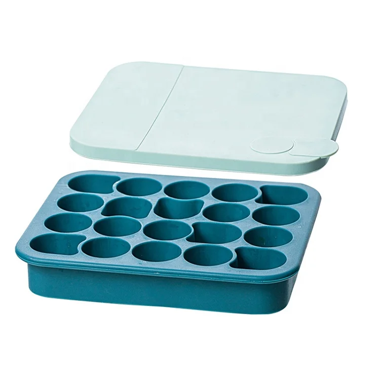 Online Hot Sale Kitchen Supplies Food Grade 20 Cavity Silicone Bar Ice Cube Tray Ice Cubes Small Round Mold Ice Maker