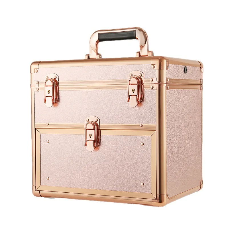 Wholesale Custom Professional With Makeup Master Large Capacity Cosmetic Case With LED Lights Portable Upgraded Version Of Alumi