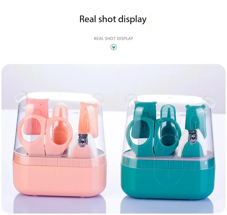 New Hot Sale Baby Nail Clips Set Anti pinch Nail Scissors Nail Repairing Special for Children